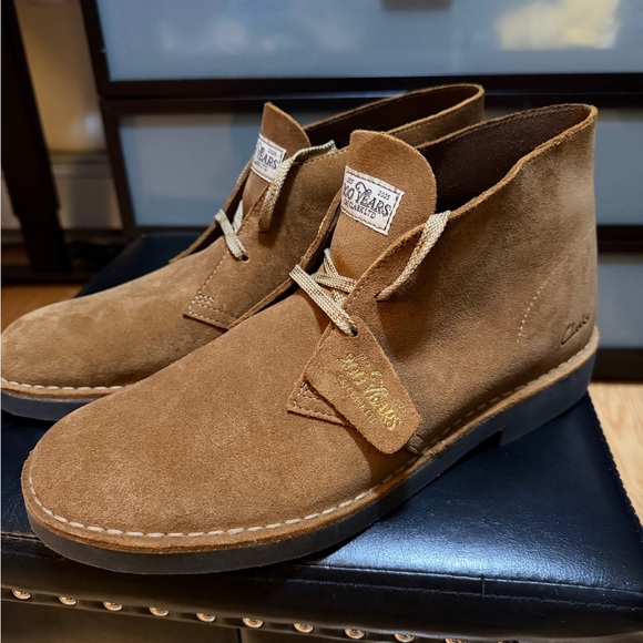 Clarks Other - Clarks Tan Suede Men's Shoes